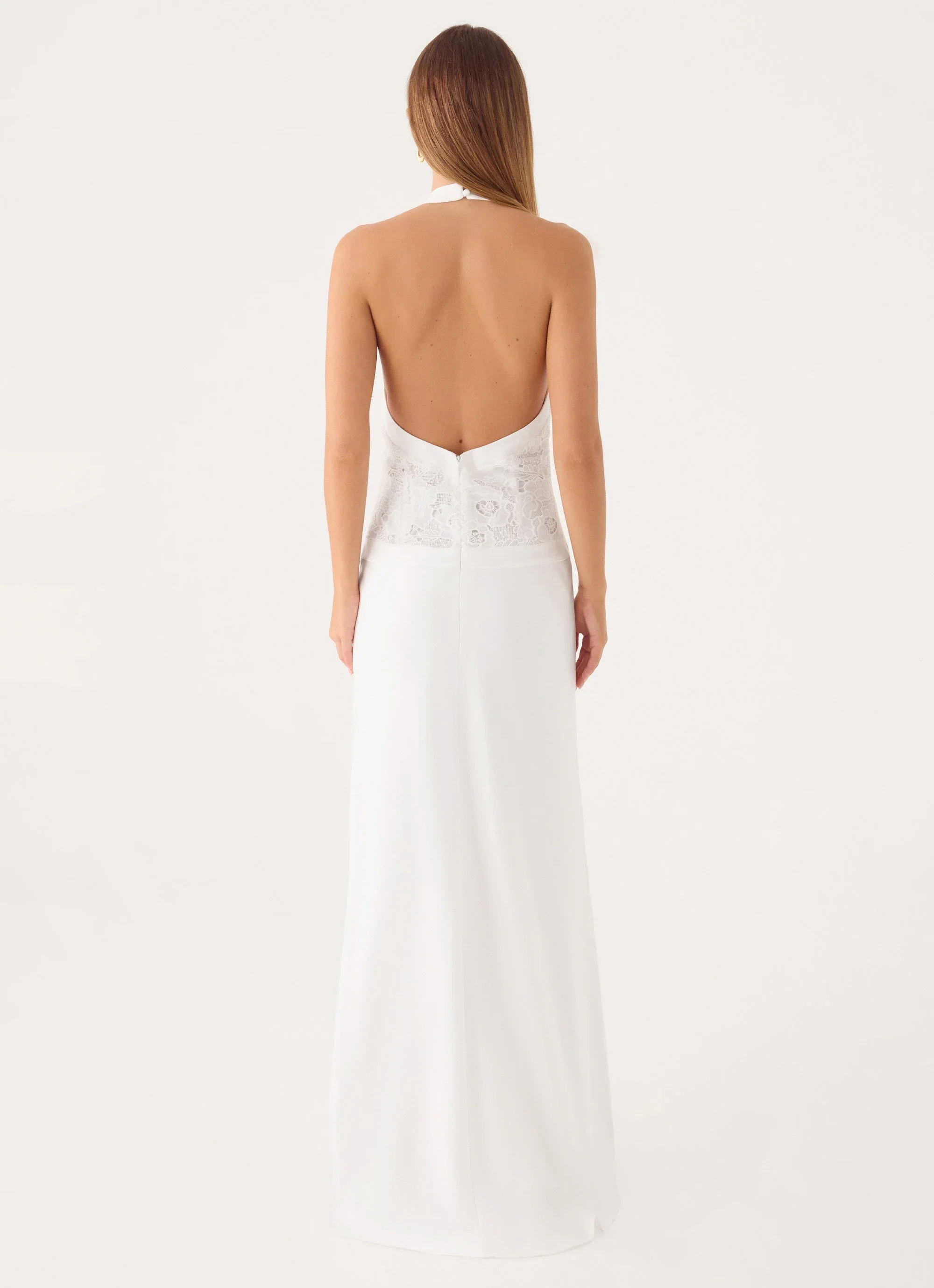 Lilas Maxi Dress - White