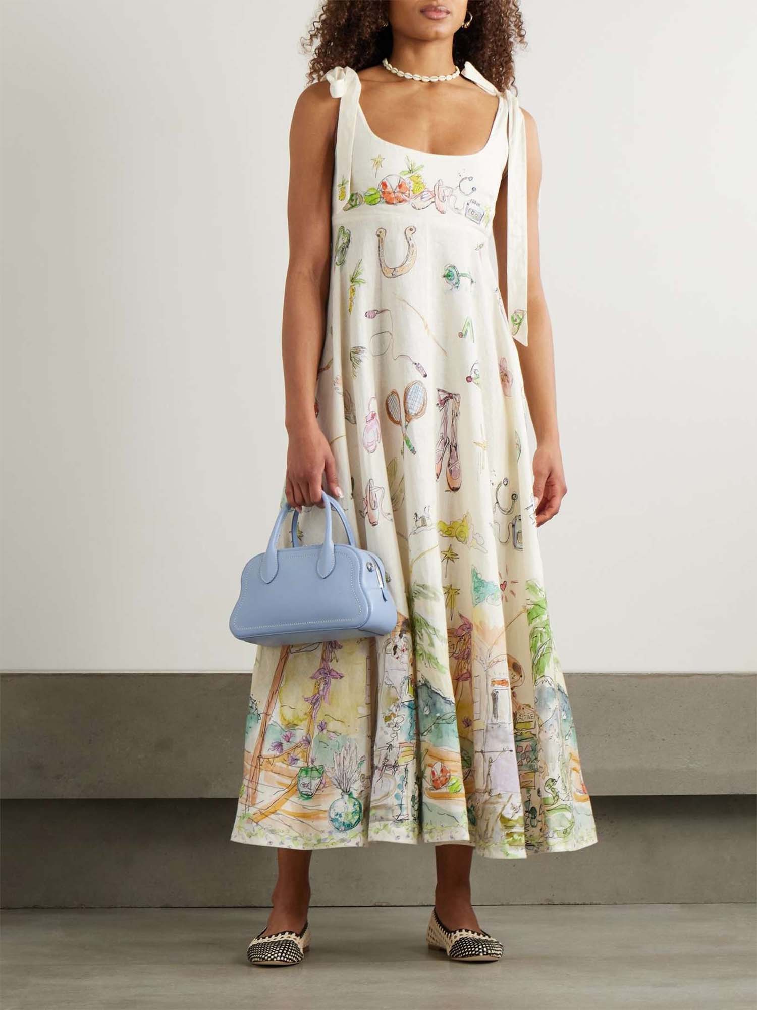 Elegant Cream Ballet Sundress with Delicate Straps