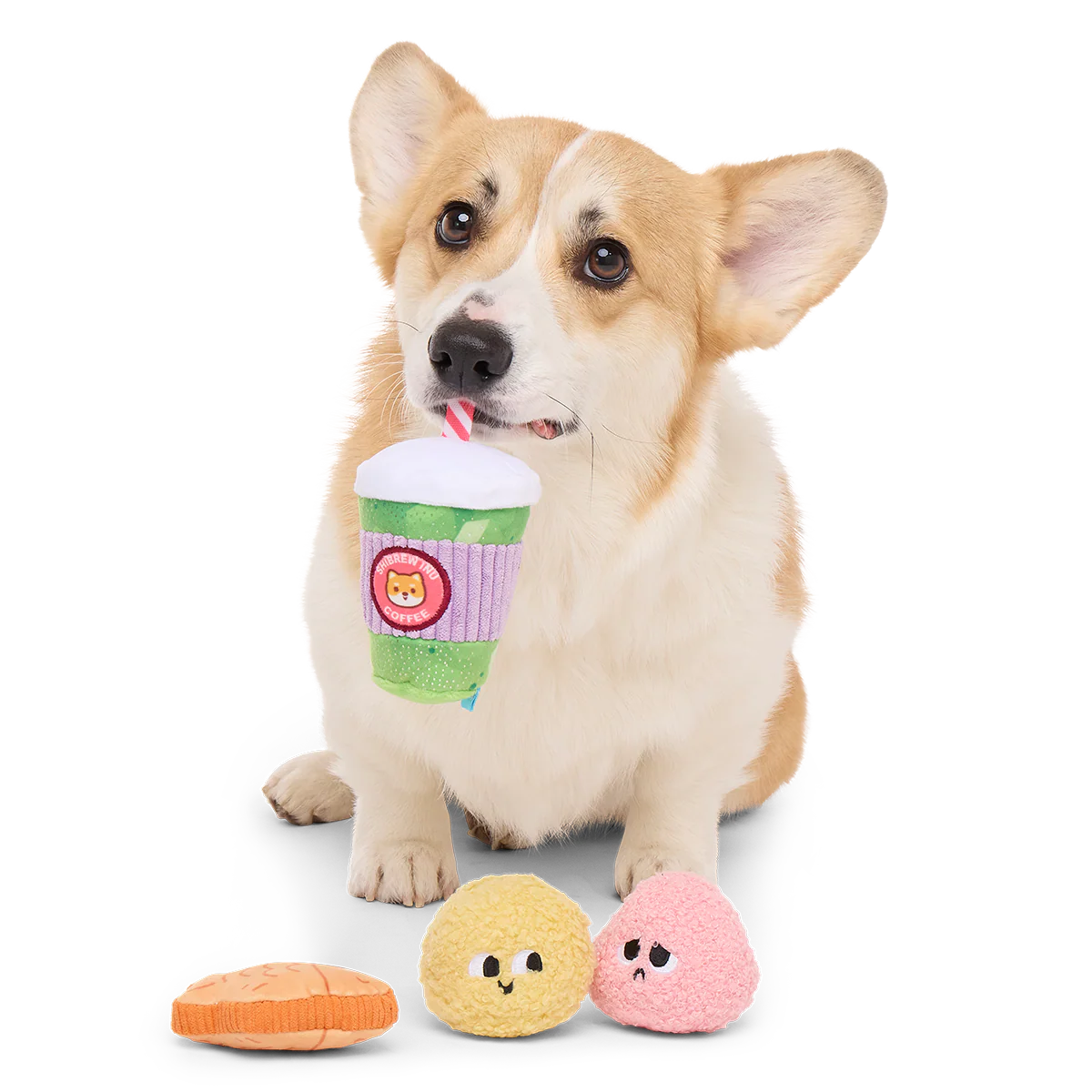 Muttcha & Mochi Mates Plush Multi-Part Dog Toy