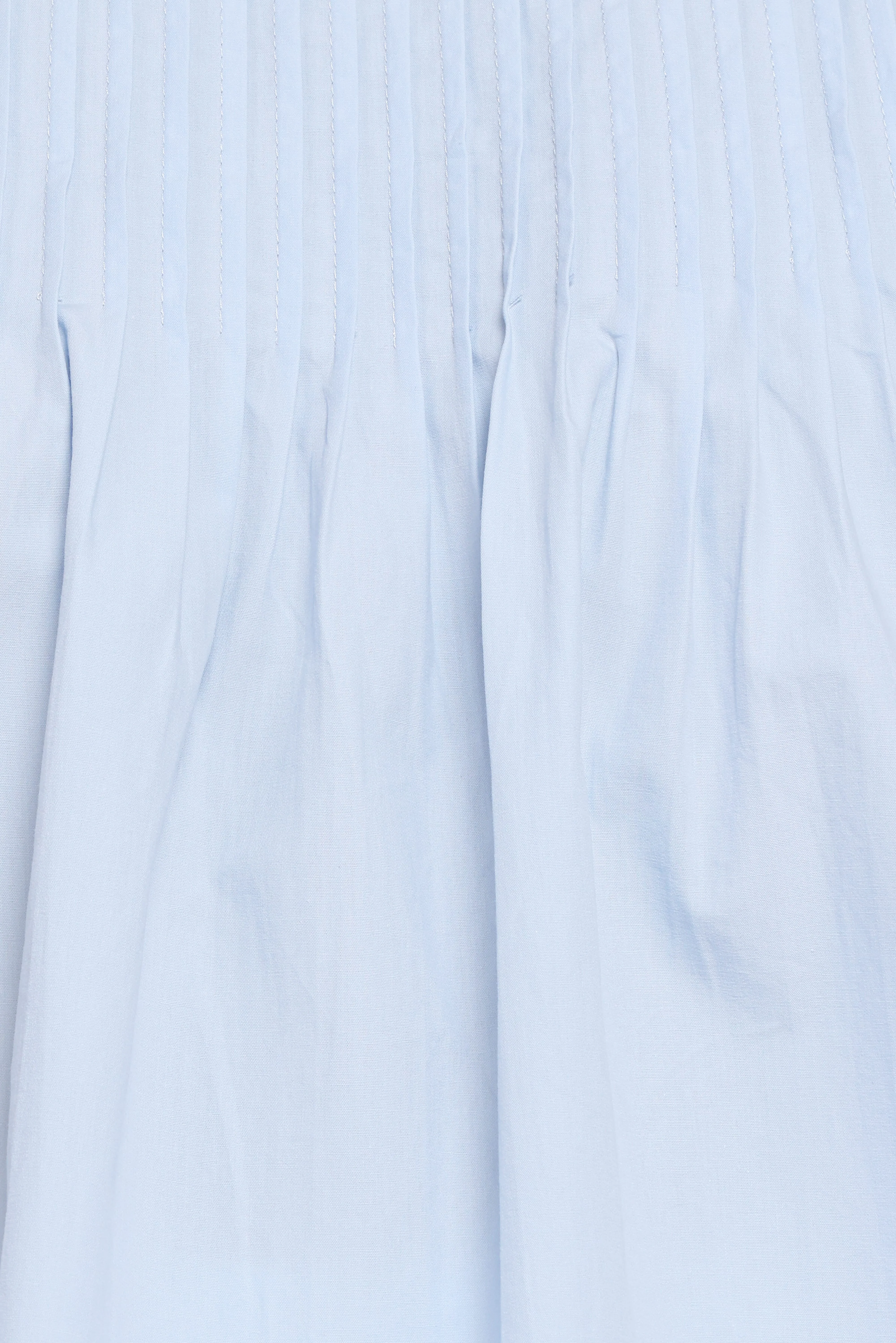Abbot Pleated Top - Blue