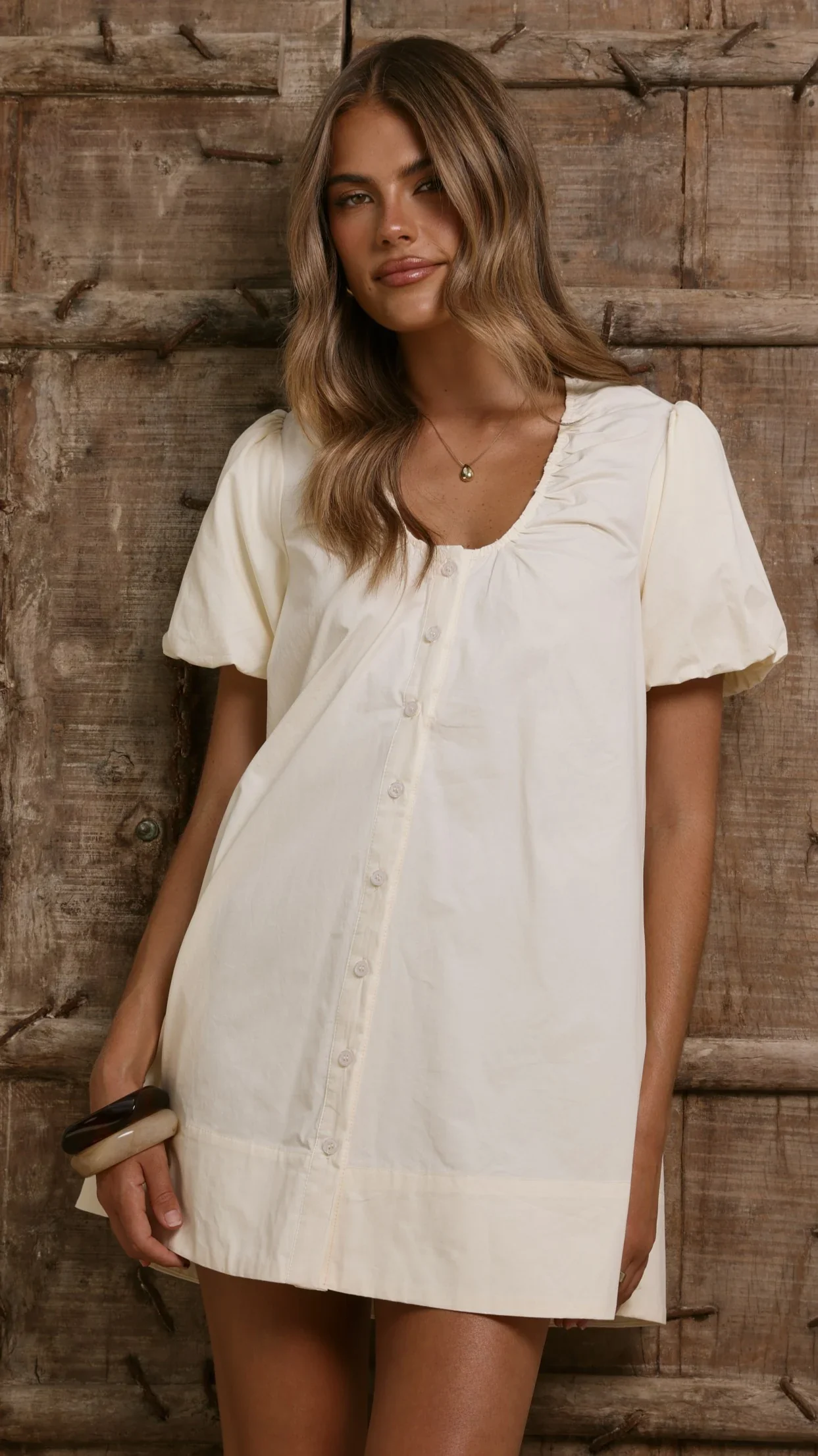 Keeva Mini Dress - Butter