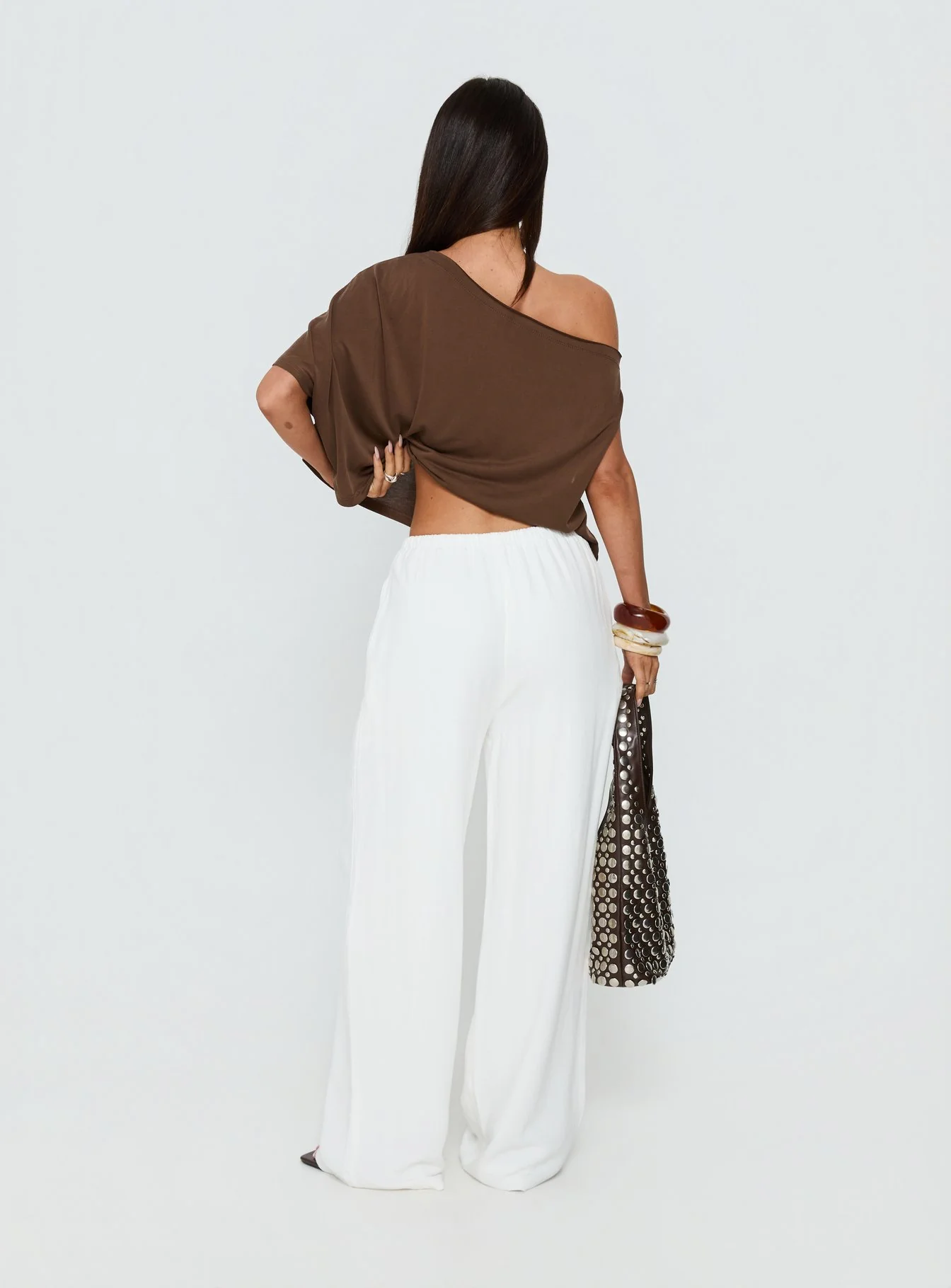 Parklea Linen Blend Pants White
