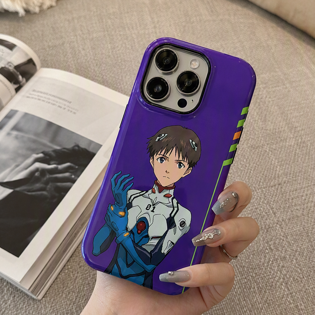 Evangelion Custom Character Phone Case - Shinji Ikari