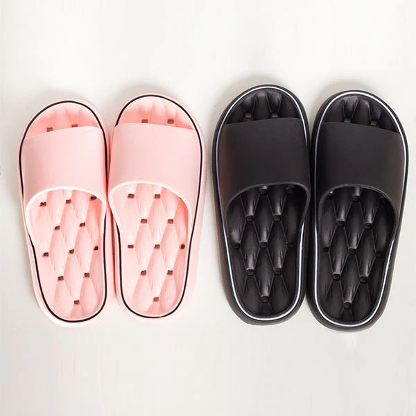 Shhhandals Unisex Anti-Slip Woven Textured Pillow Slides (1 Pair) Multiple Colors & Sizes