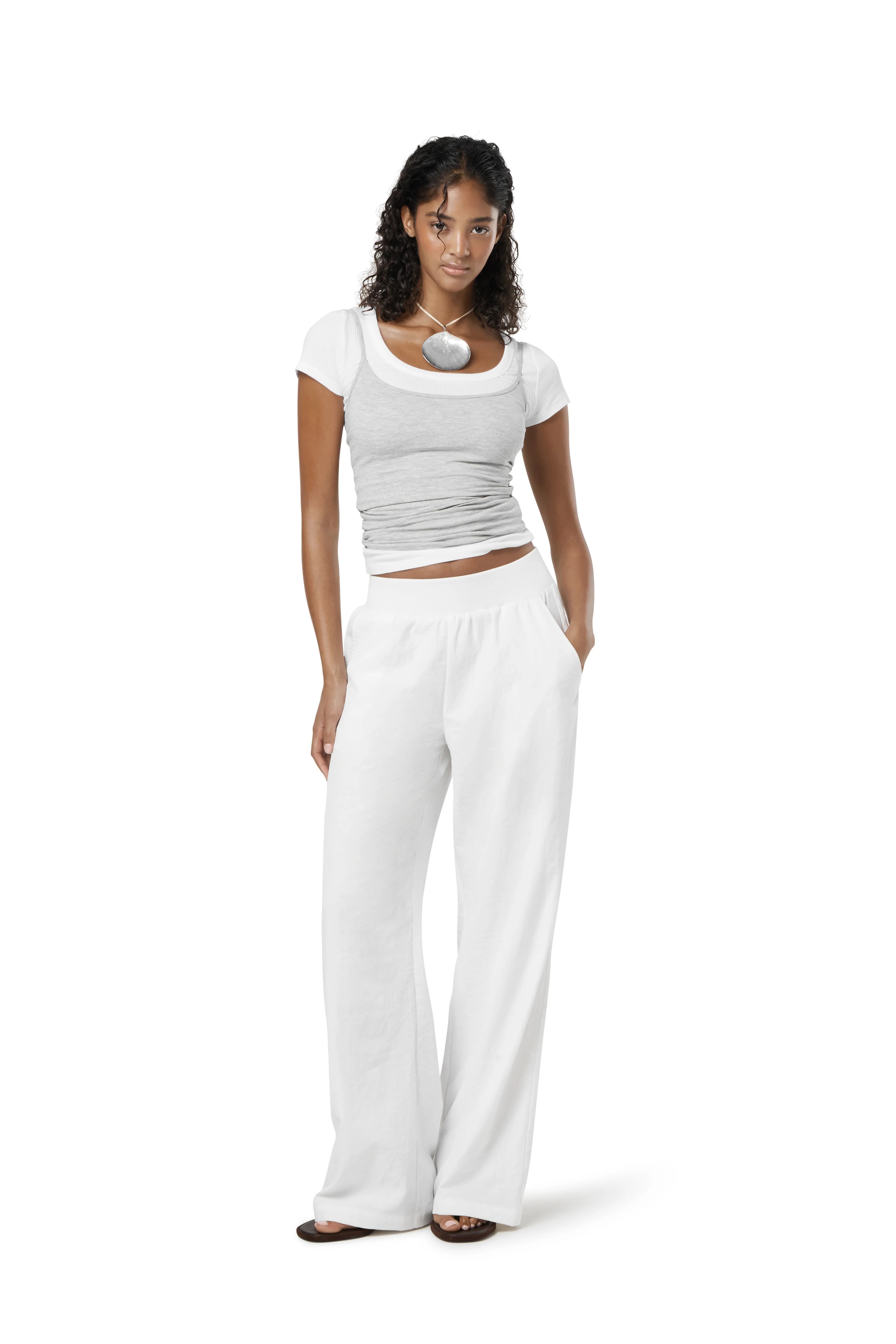 Sway Lightweight Pant in White