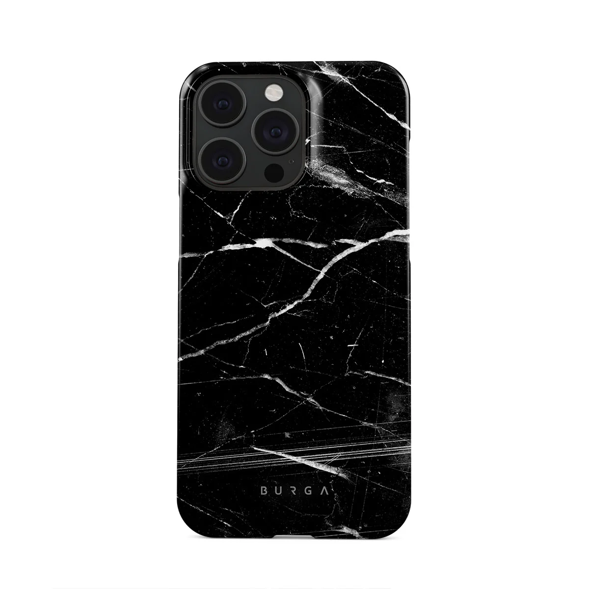 Noir Origin - Black Marble iPhone 15 Pro Max ケース