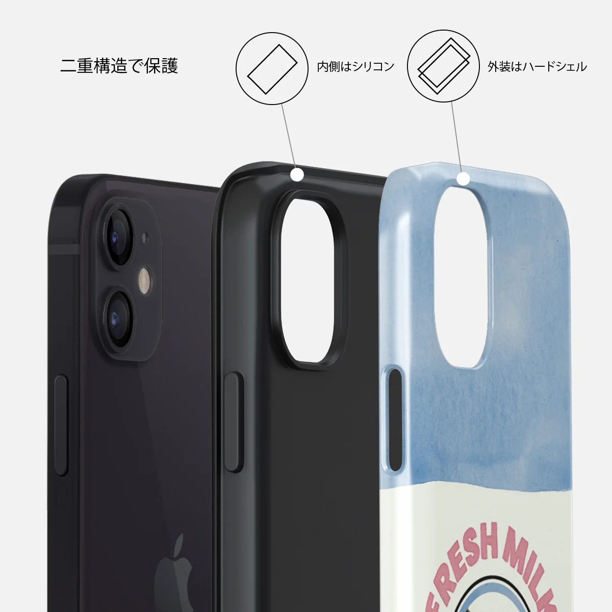 Milkshake - iPhone 12 Mini ケース