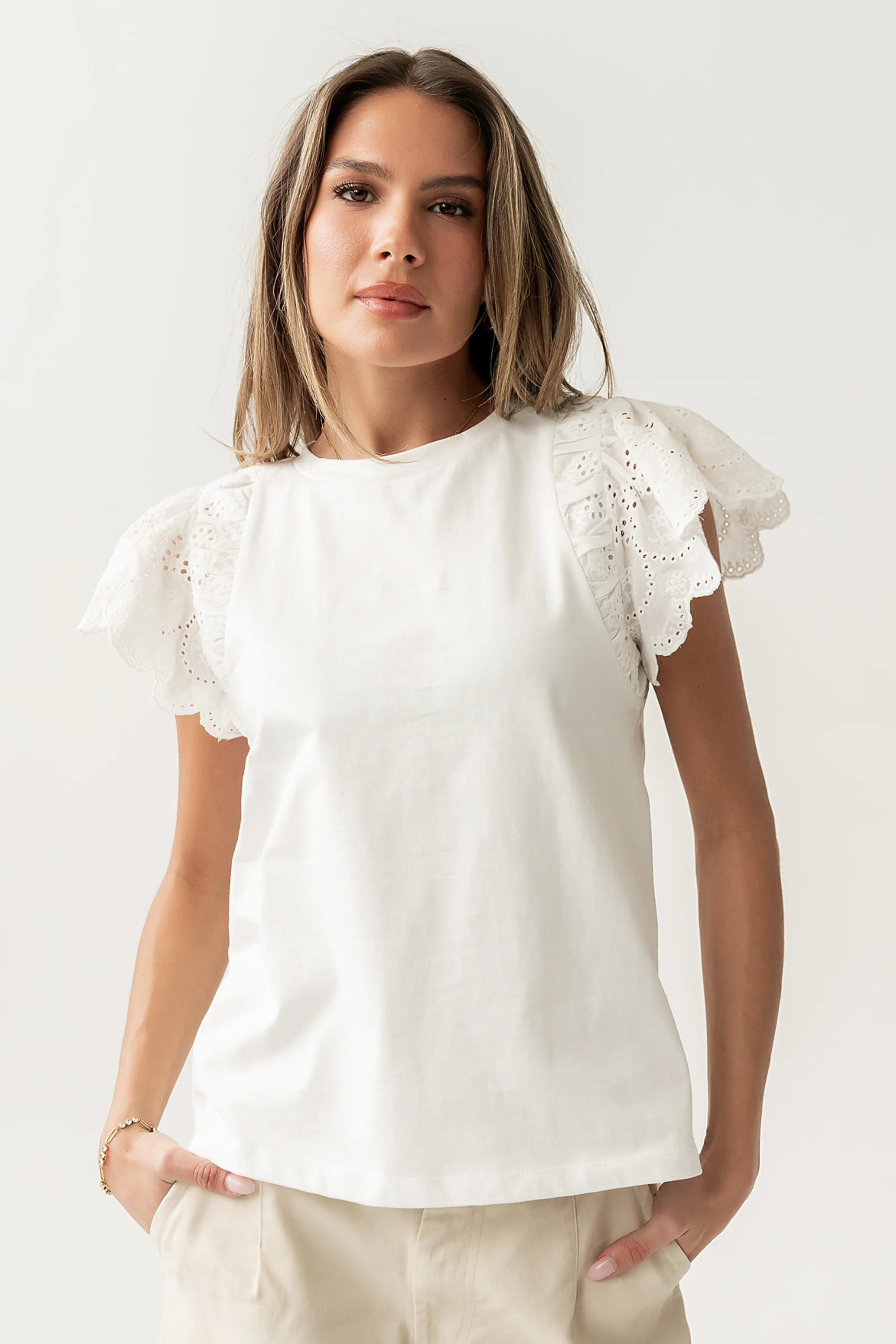Tyson Embroidered Top - FINAL SALE