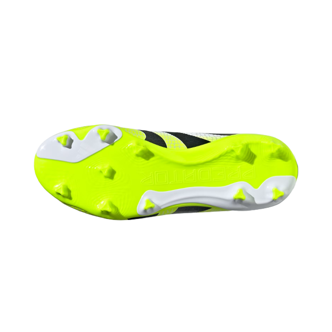 ADIDAS Predator League Fg/Mg Junior Football Boots White JI1125