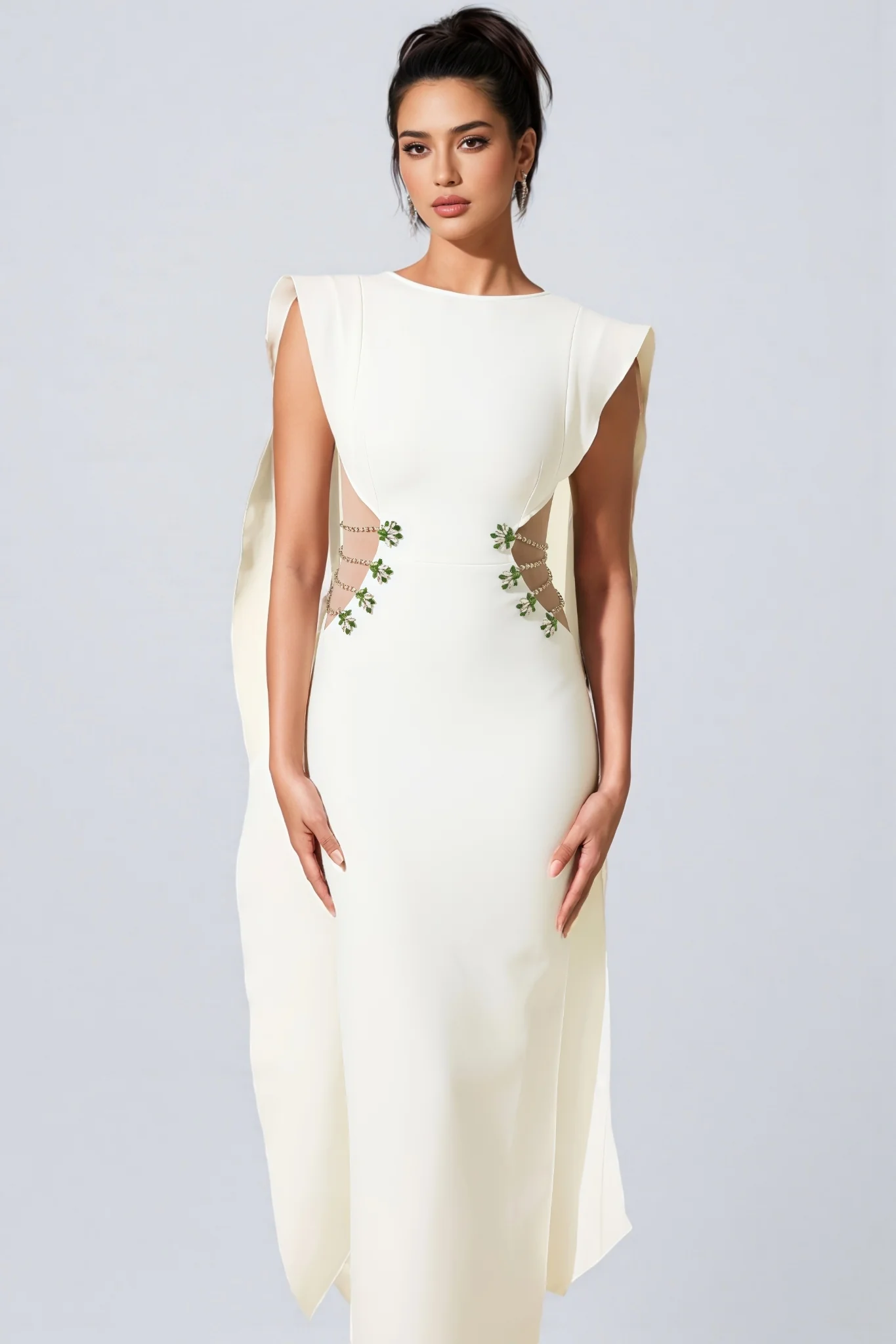 Eren Diamante Bandage Maxi Dress