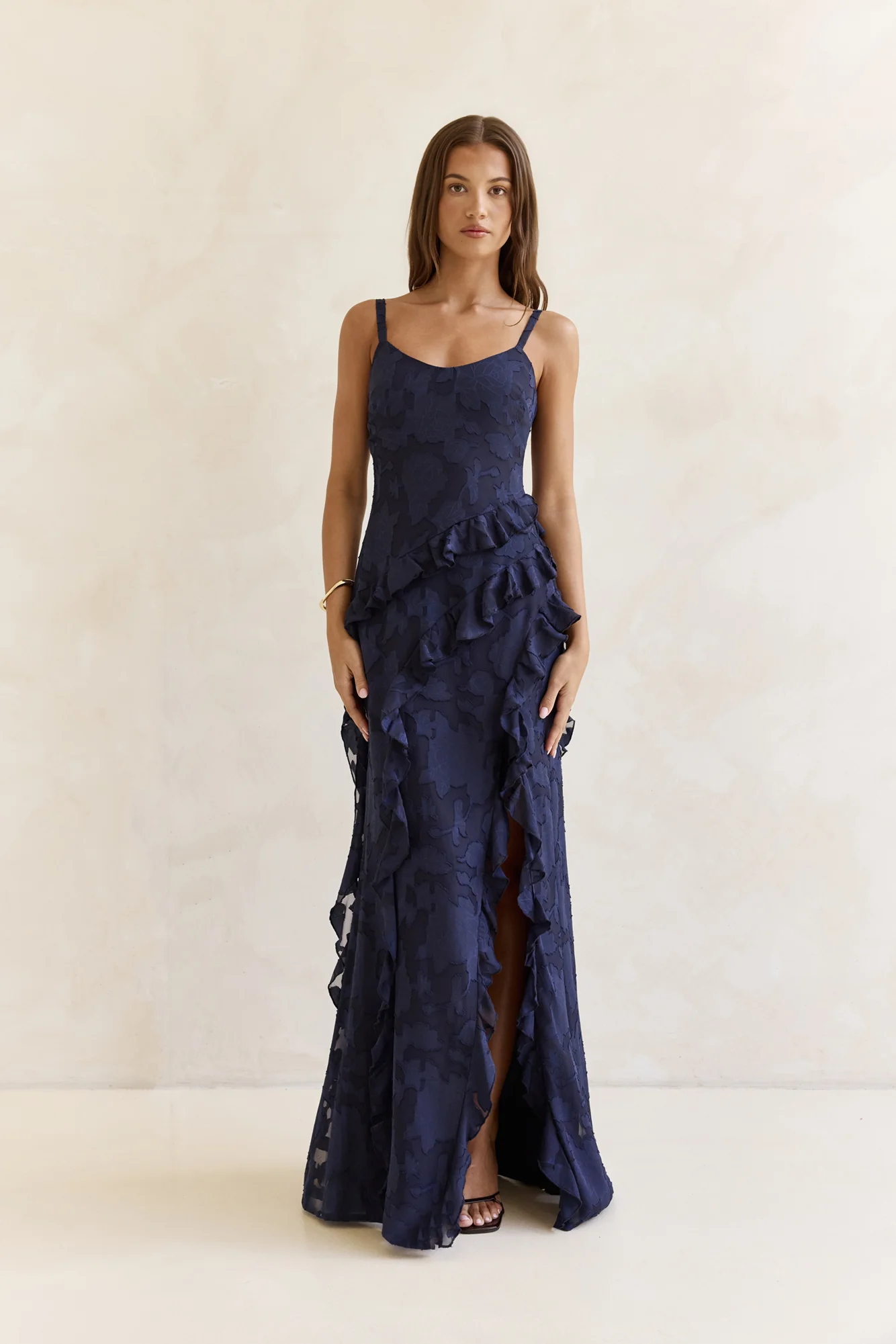 Urban Elegance Maxi Dress Navy - luluinthesky