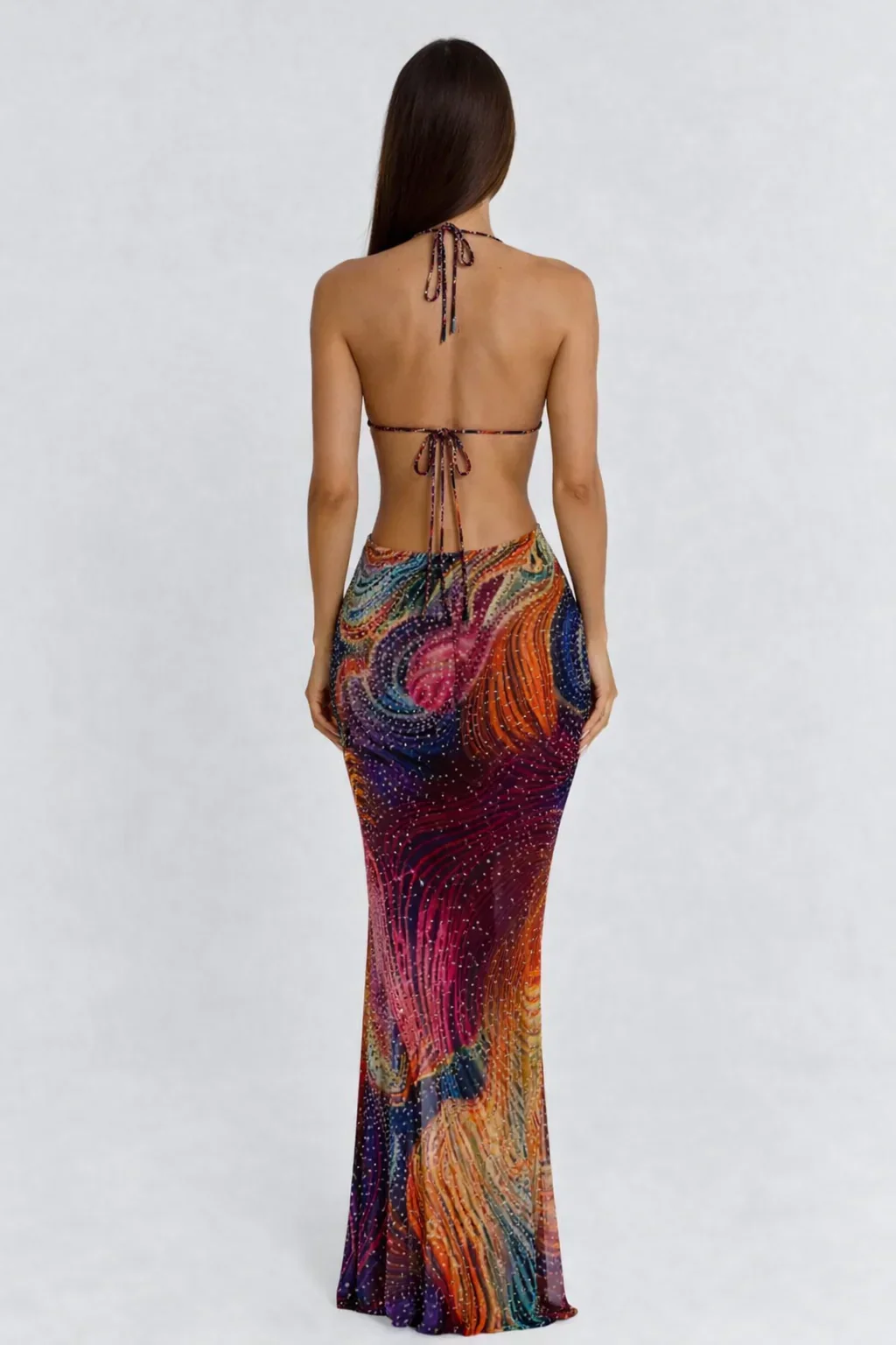 Esmeralda Crystal Maxi Dress - luluinthesky
