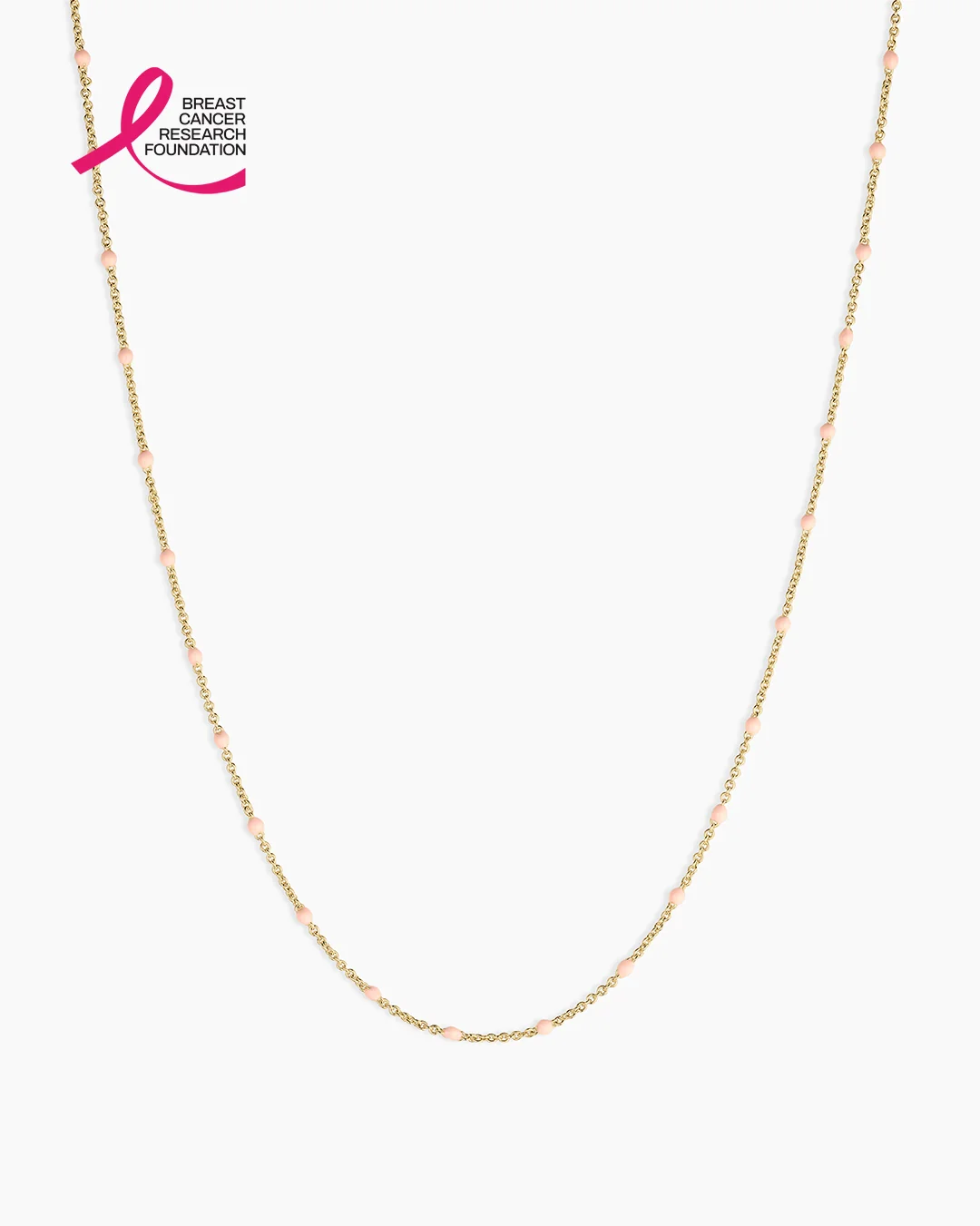 BCRF Heart Clasp Necklace
