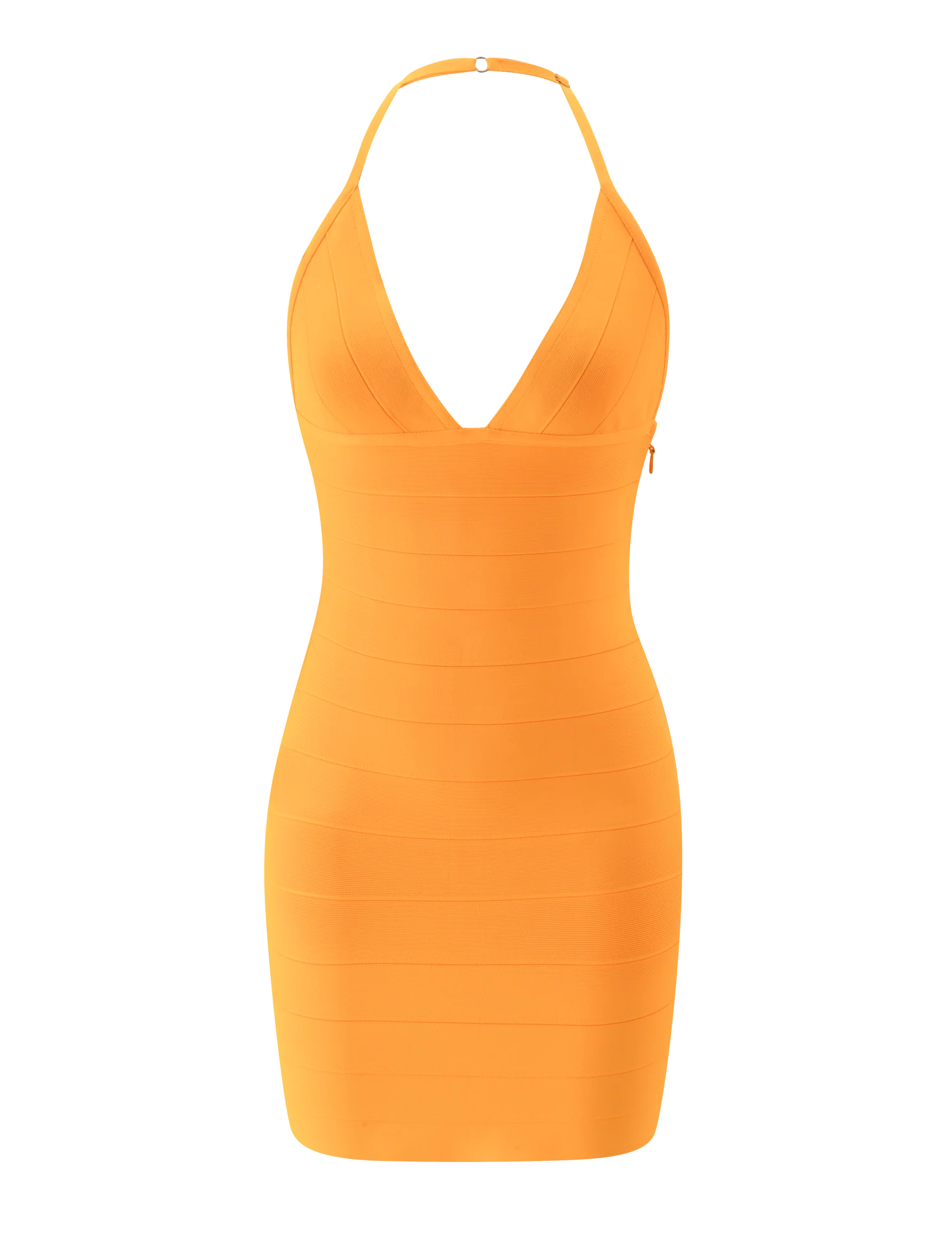 Nyx Mini Bandage Dress - Neon Mango