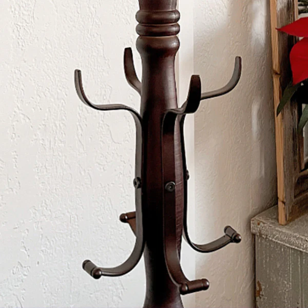 Vintage Inspired Entryway Coat Rack