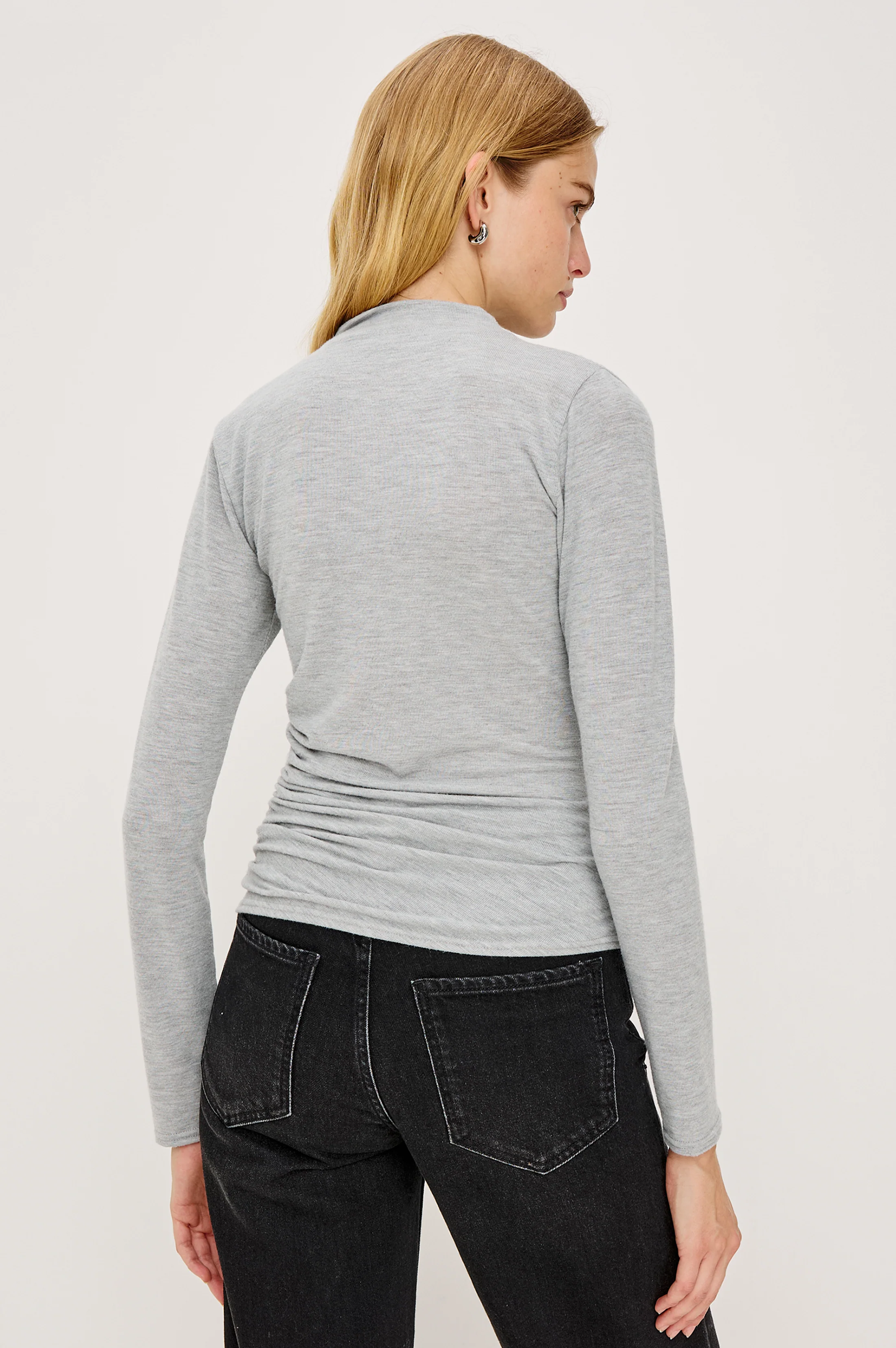 Joelle Top - Heather Grey