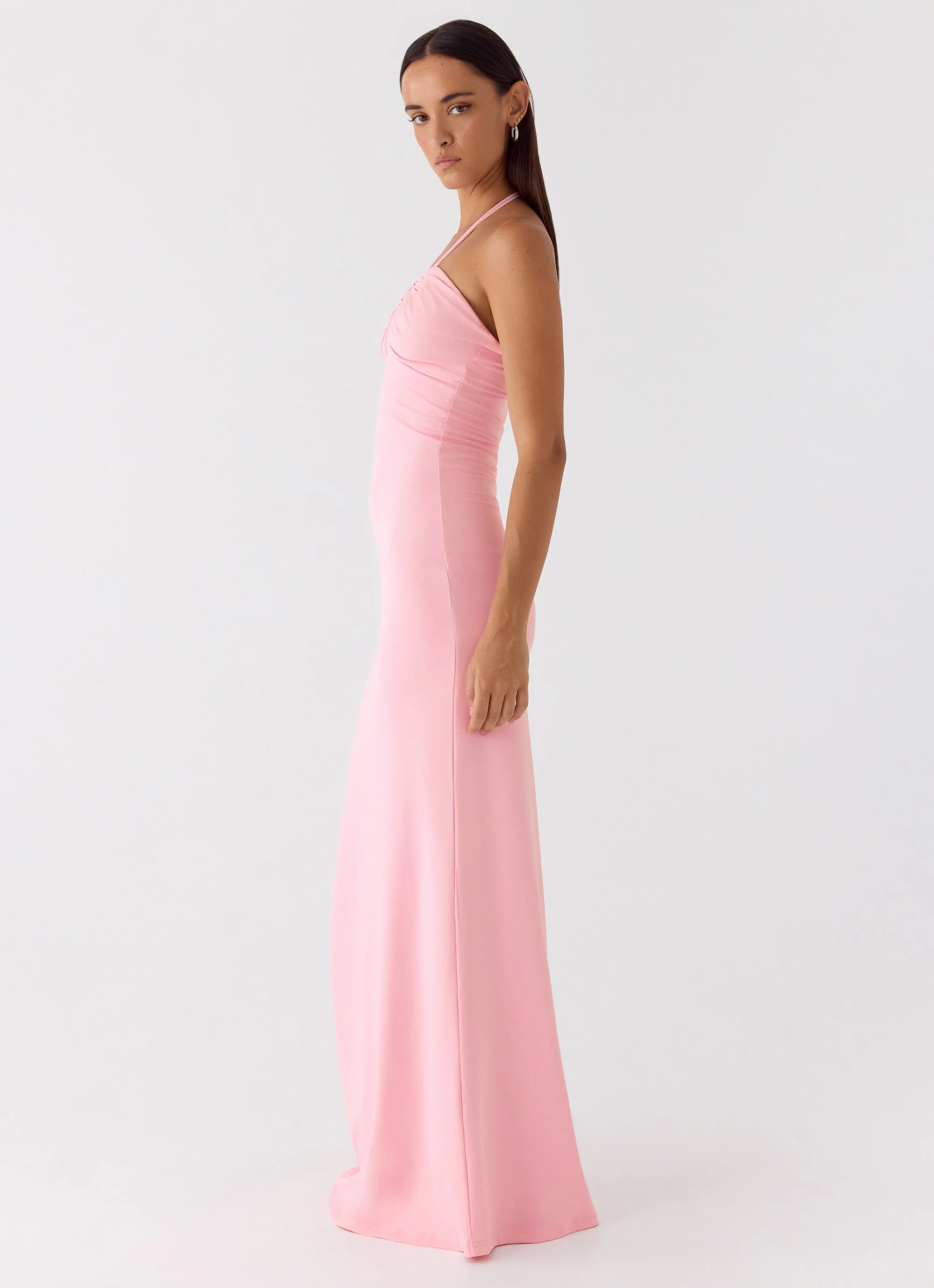 Xola Maxi Dress - Pink - luluinthesky