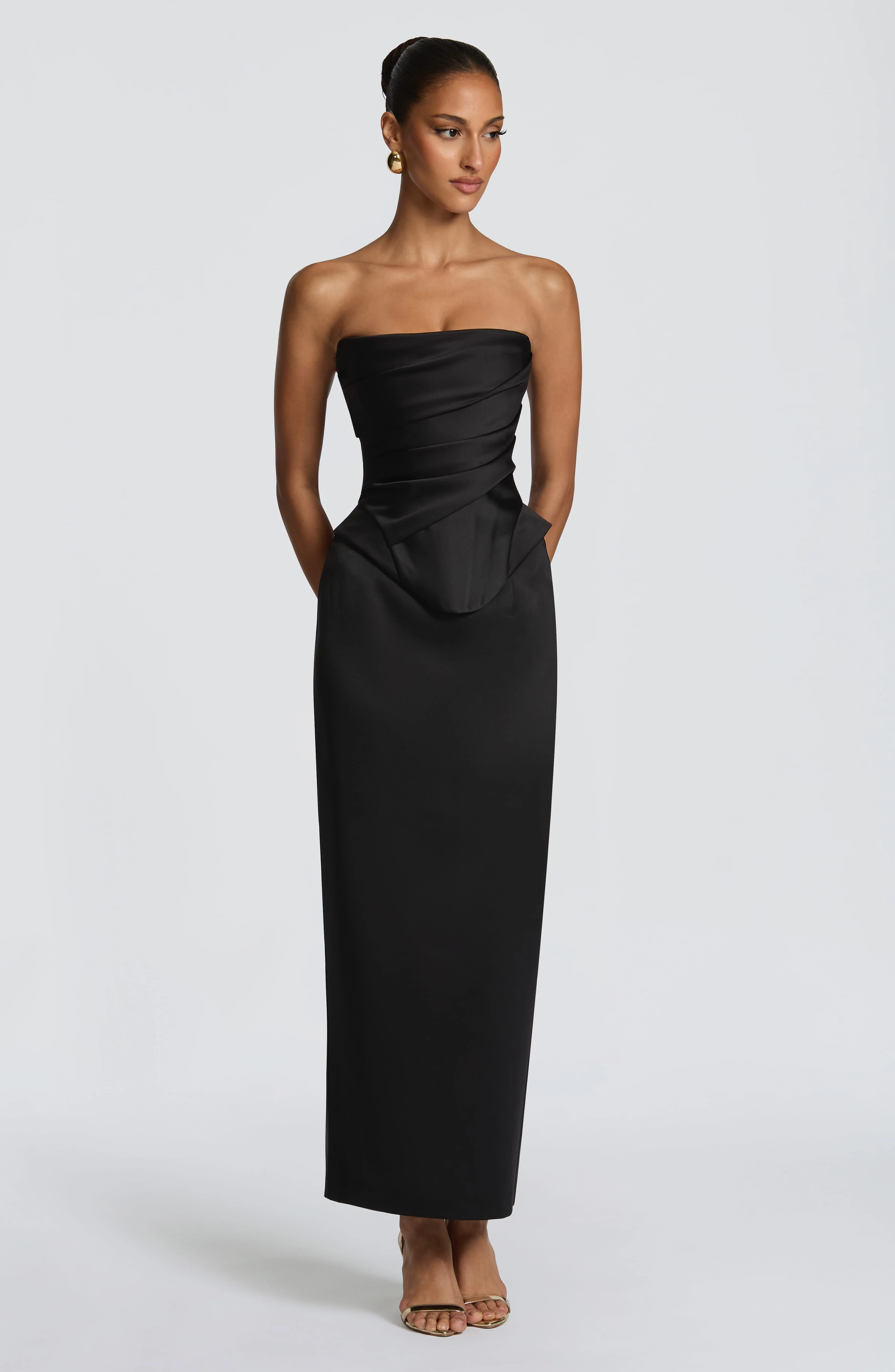 Calliope Midi Skirt - Black