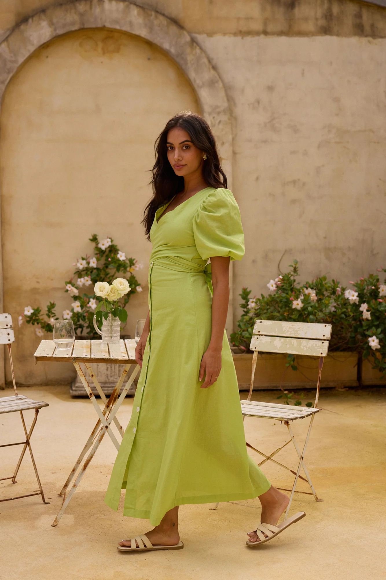 Remi Rounds Maxi Dress Green