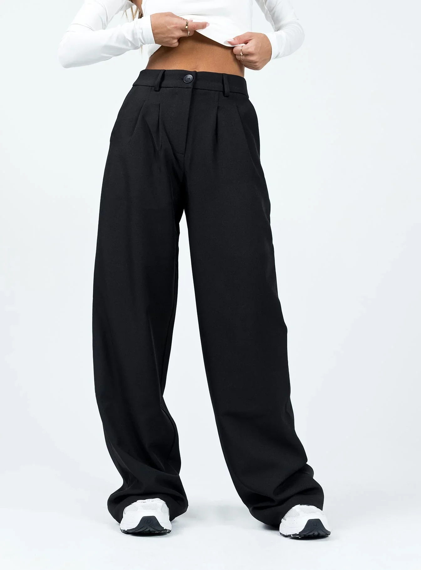 Archer Black Tailored Pants – Lower Impact Sustainable Essential