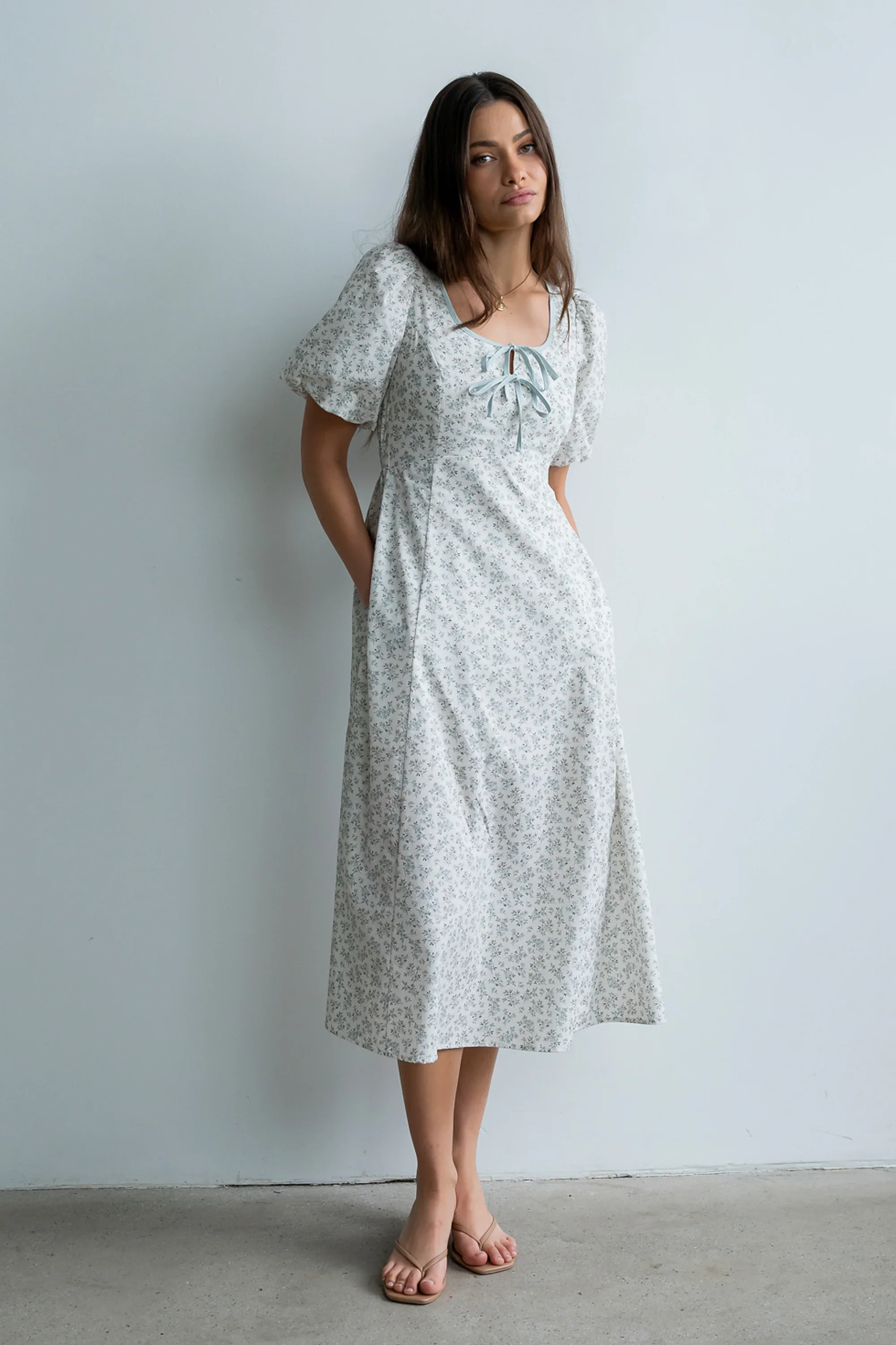 Mason Floral Midi Dress
