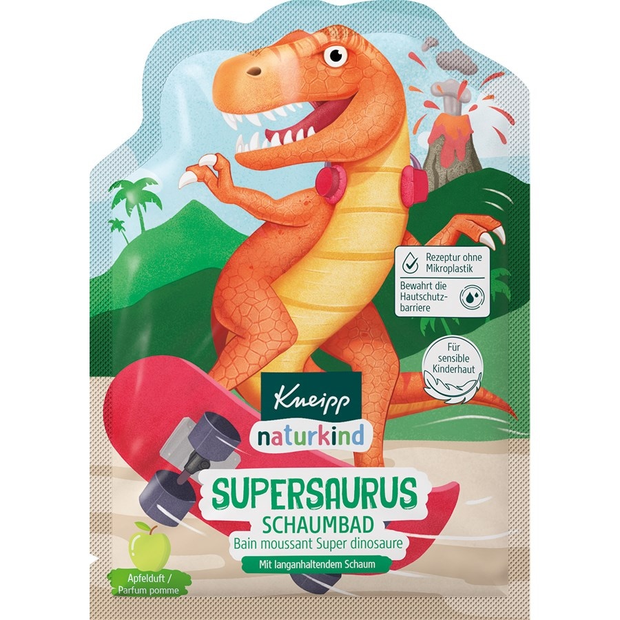 Kneipp Pianka i krem do kąpieli Kąpiel bąbelkowa Supersaurus Dziecko natury
