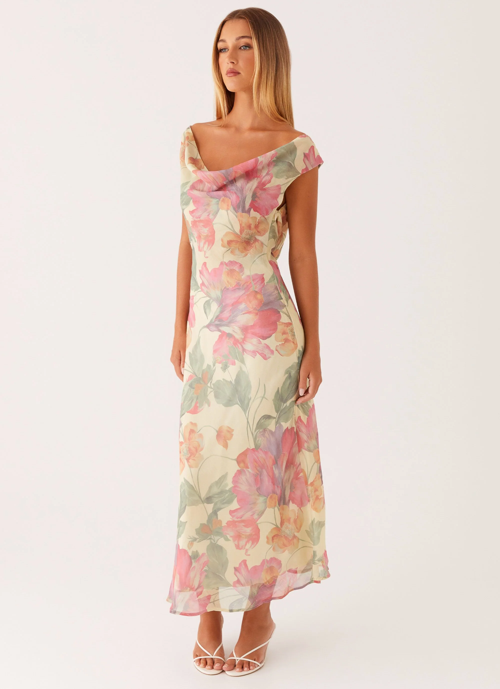 Role Model Maxi Dress - Yellow Peony - luluinthesky
