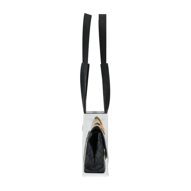 GroceryBags Creative Faux Platinum Bag Printed Woven Bag Cobalt Black Small Gym Leisure Bag