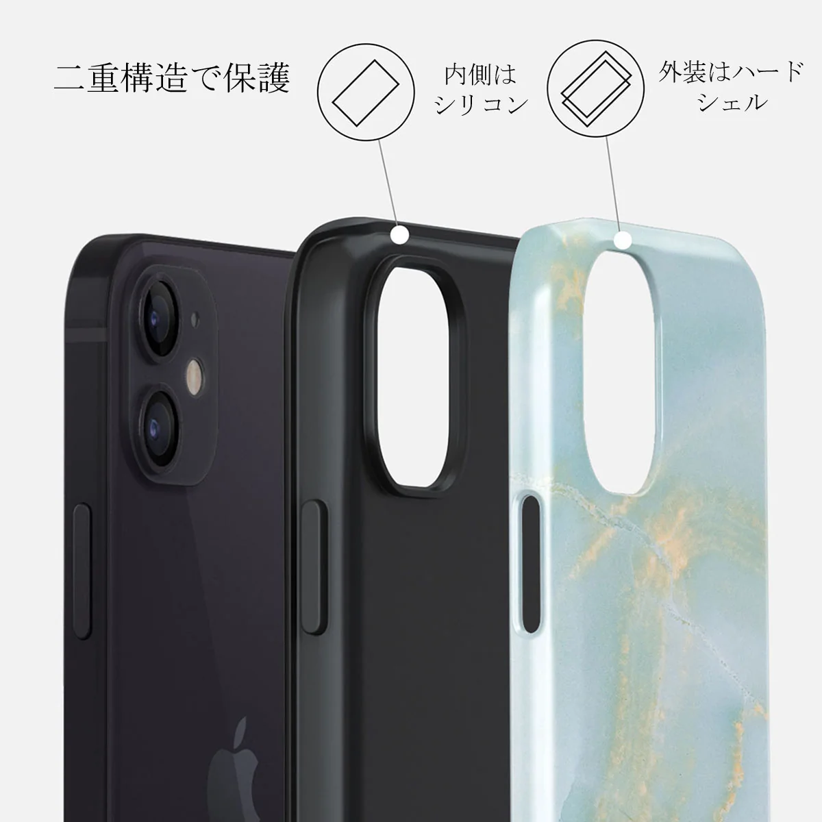 Sea Salt - iPhone 12 ケース