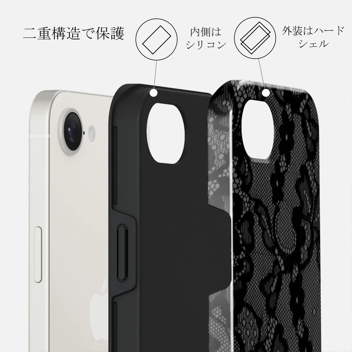 Magnetic - iPhone 16e ケース
