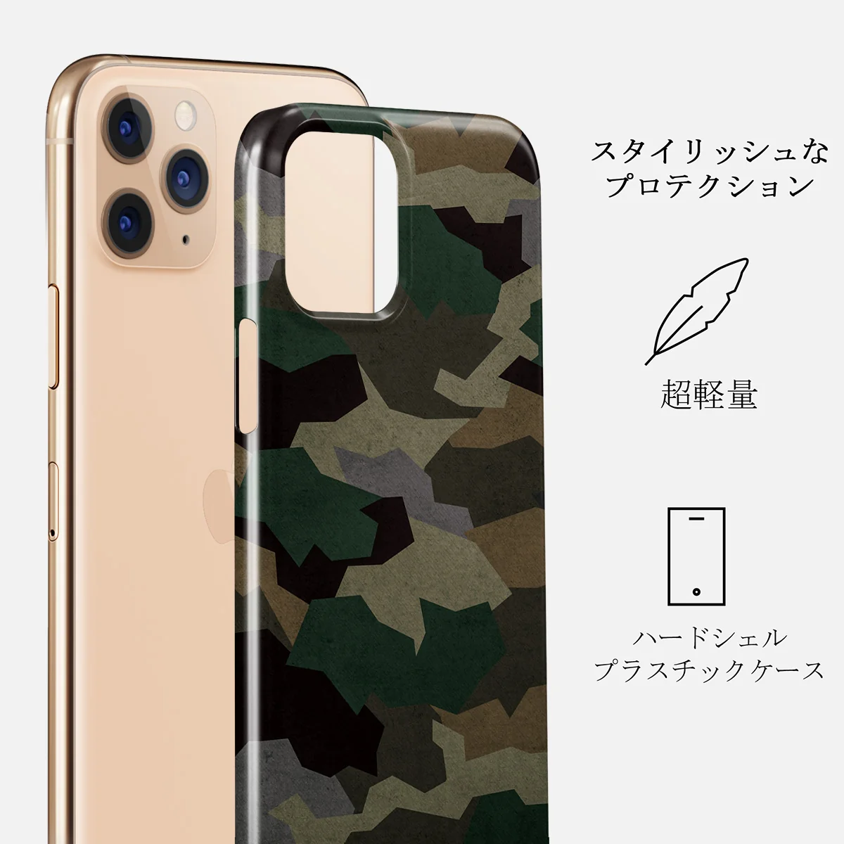 Tropical Green Camo - iPhone 11 Pro ケース