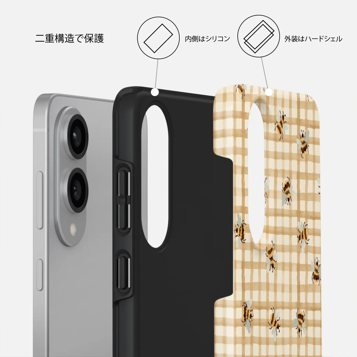 Honeycomb - Samsung Galaxy S25 Edge ケース