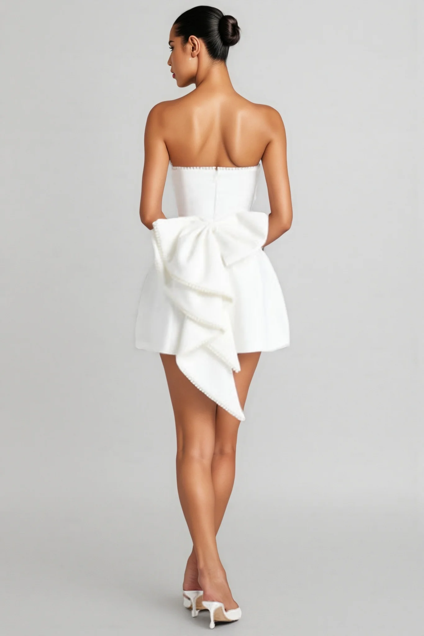 Raymos Backless Butterfly Mini Dress - luluinthesky