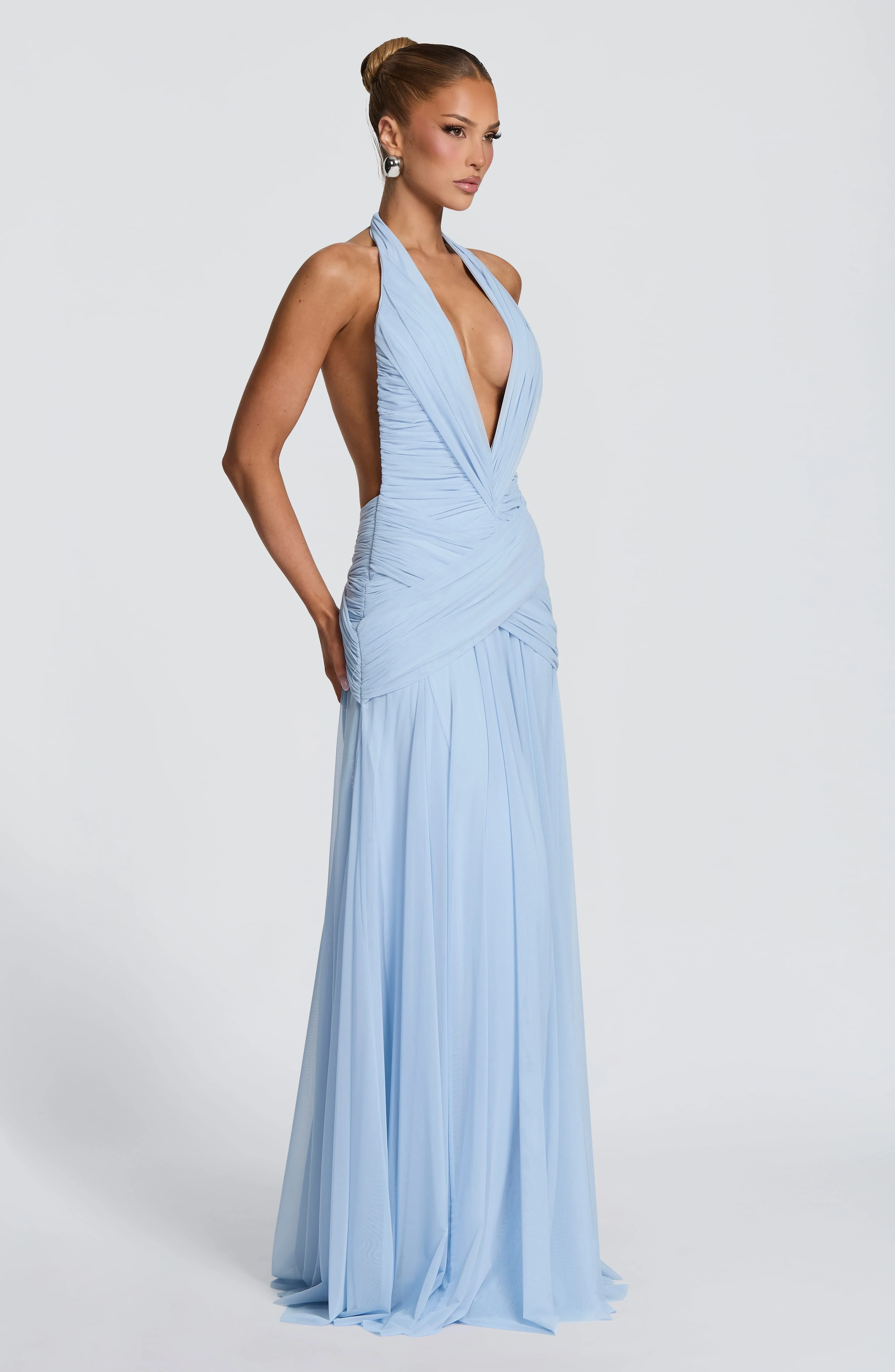 Cleo Maxi Dress - Glacier Blue
