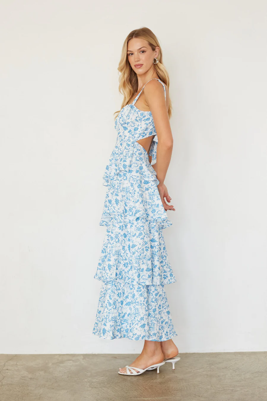 Everlee Bustier Tiered Maxi Dress - luluinthesky