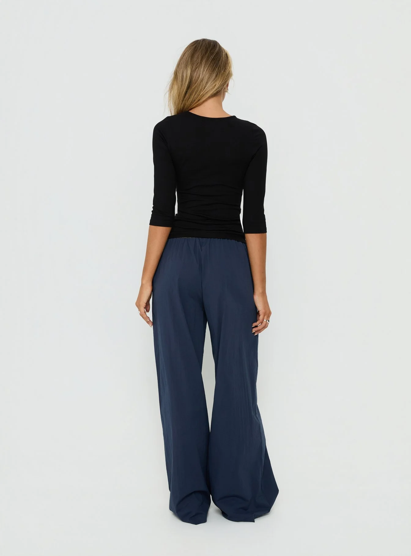 Lunea Concealed Waistband Pants Navy