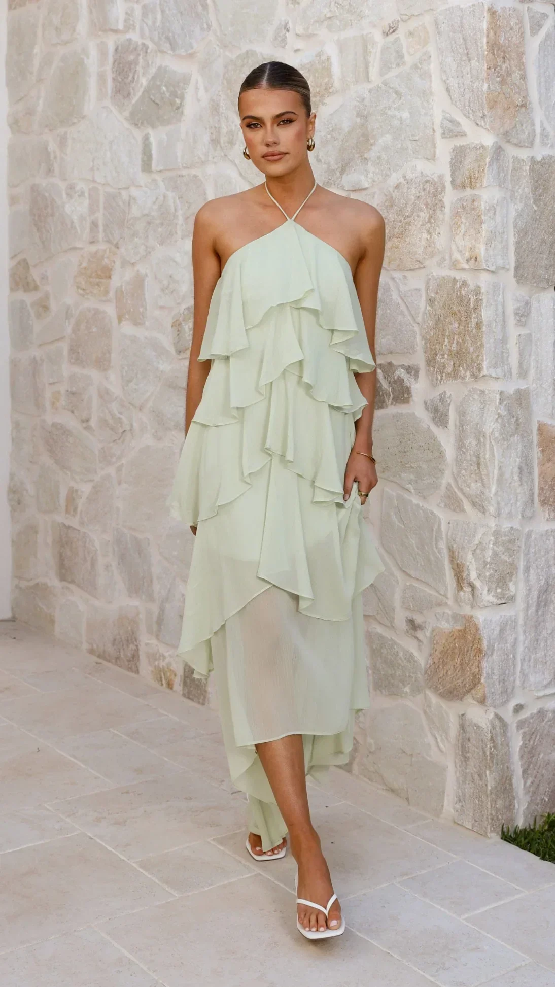 Soho Maxi Dress - Sage