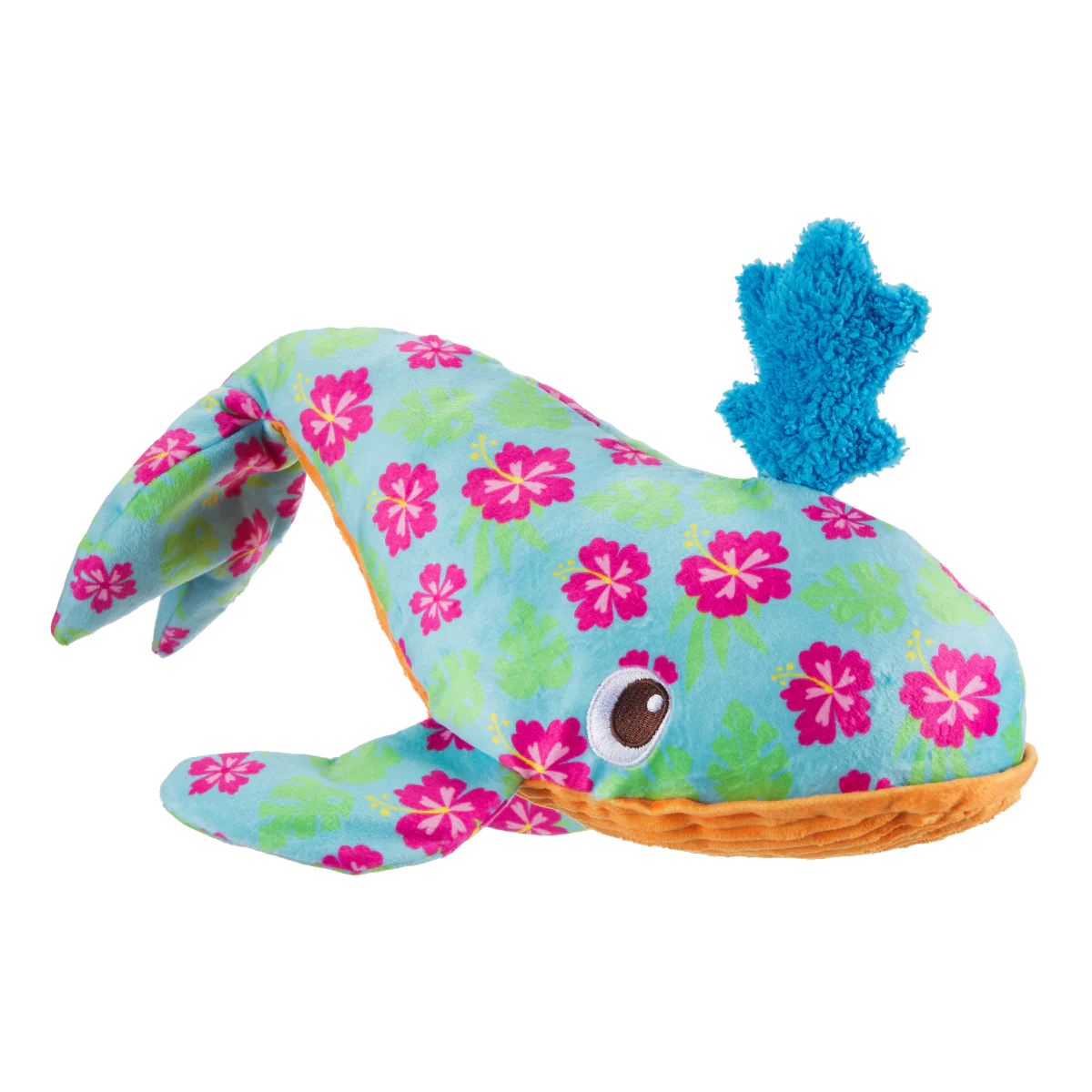 Hawaiian Humpbark Whale Plush Tug + Extra-Large Dog Toy