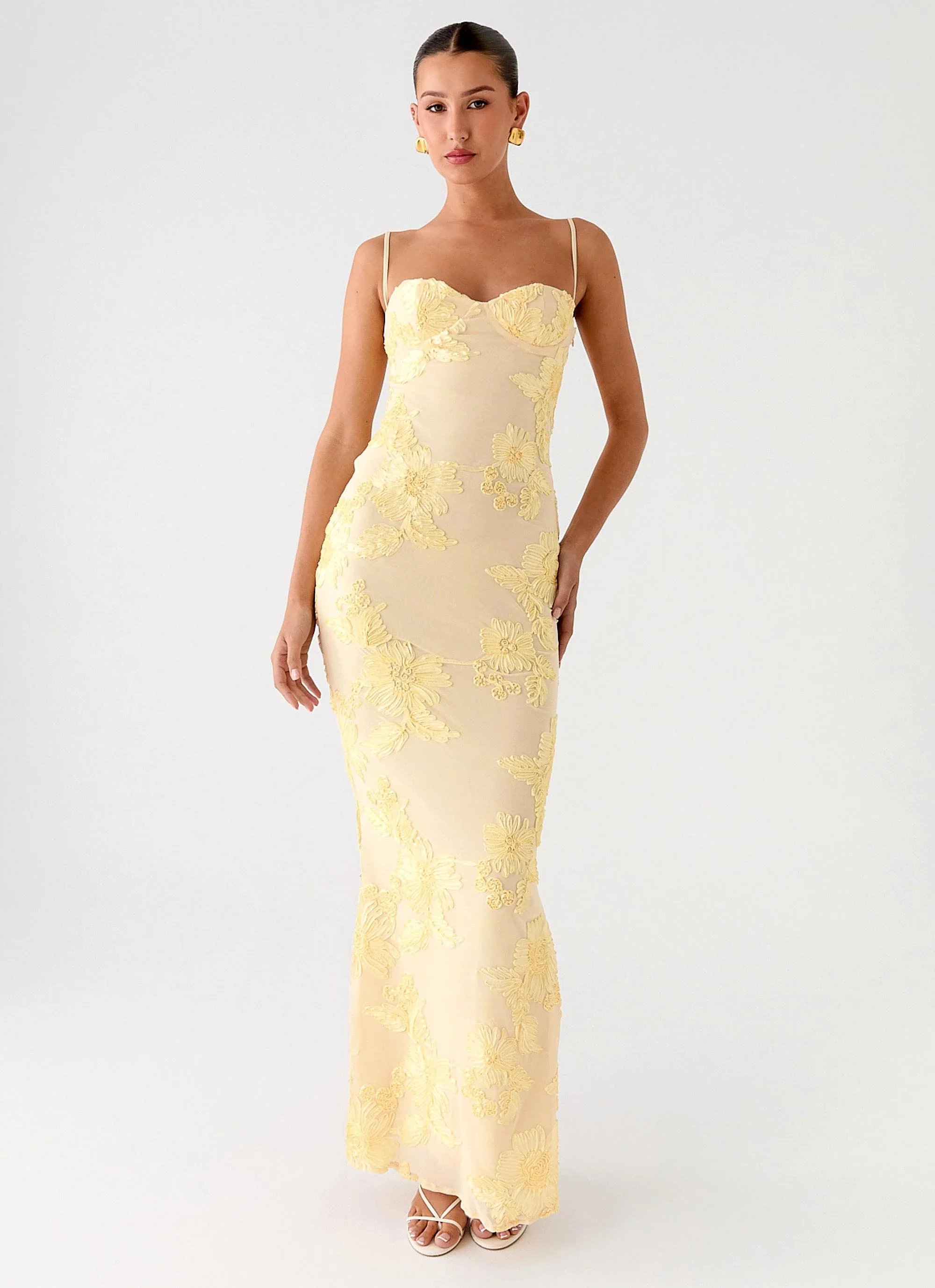 That Girl Maxi Dress - Lemon - luluinthesky