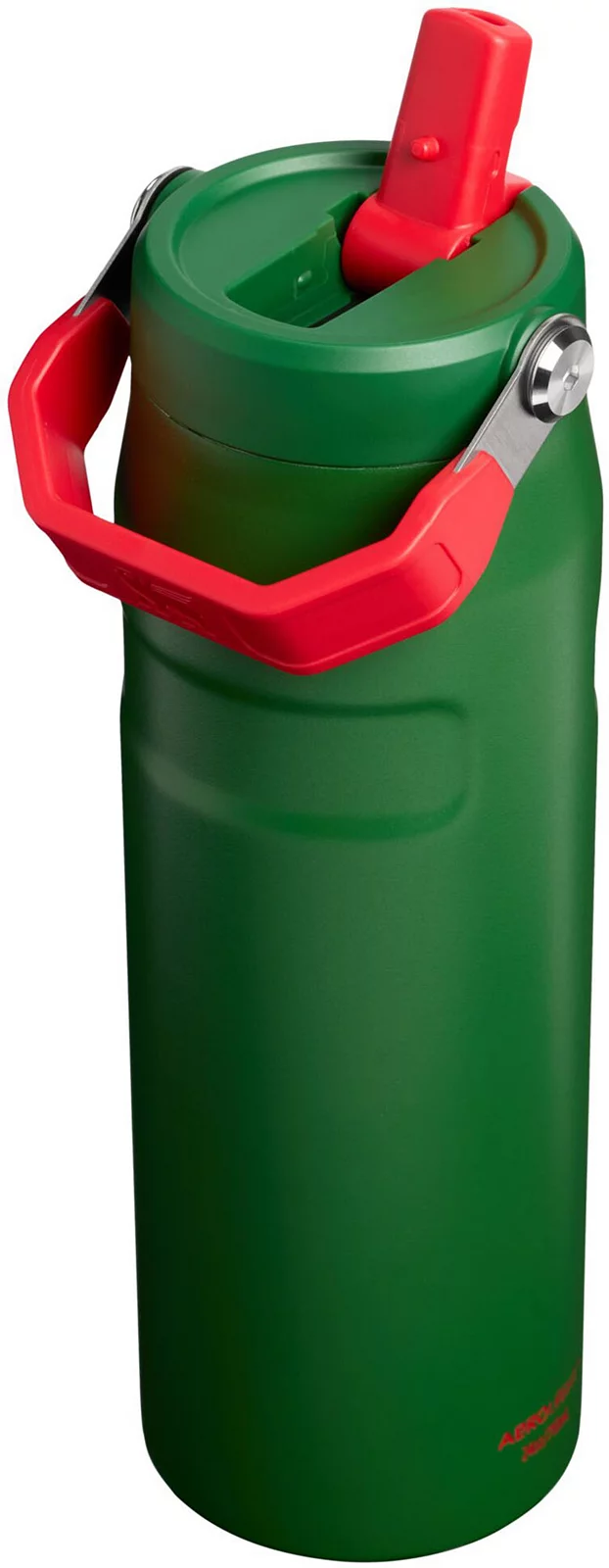 Stanley 24 oz. IceFlow Bottle with Flip Straw Lid - Team Dark Green Red