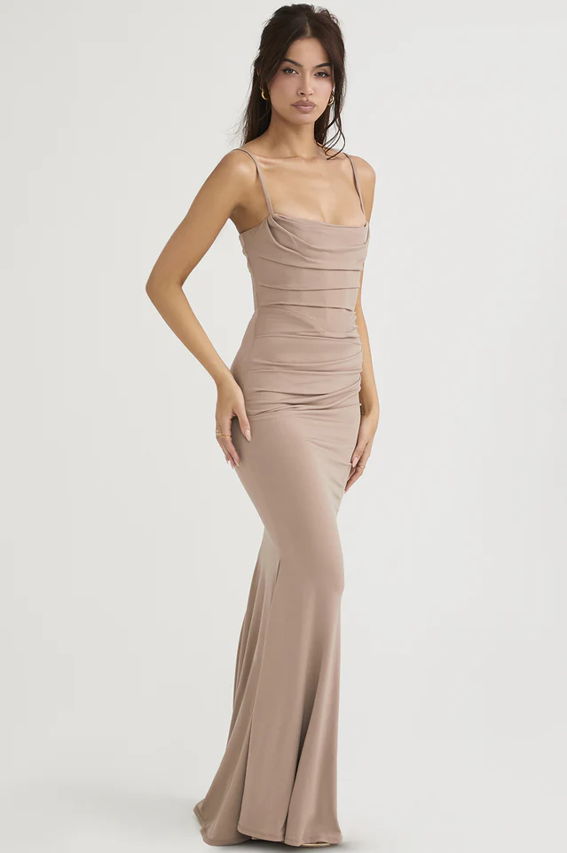 Milena Herringbone Dress