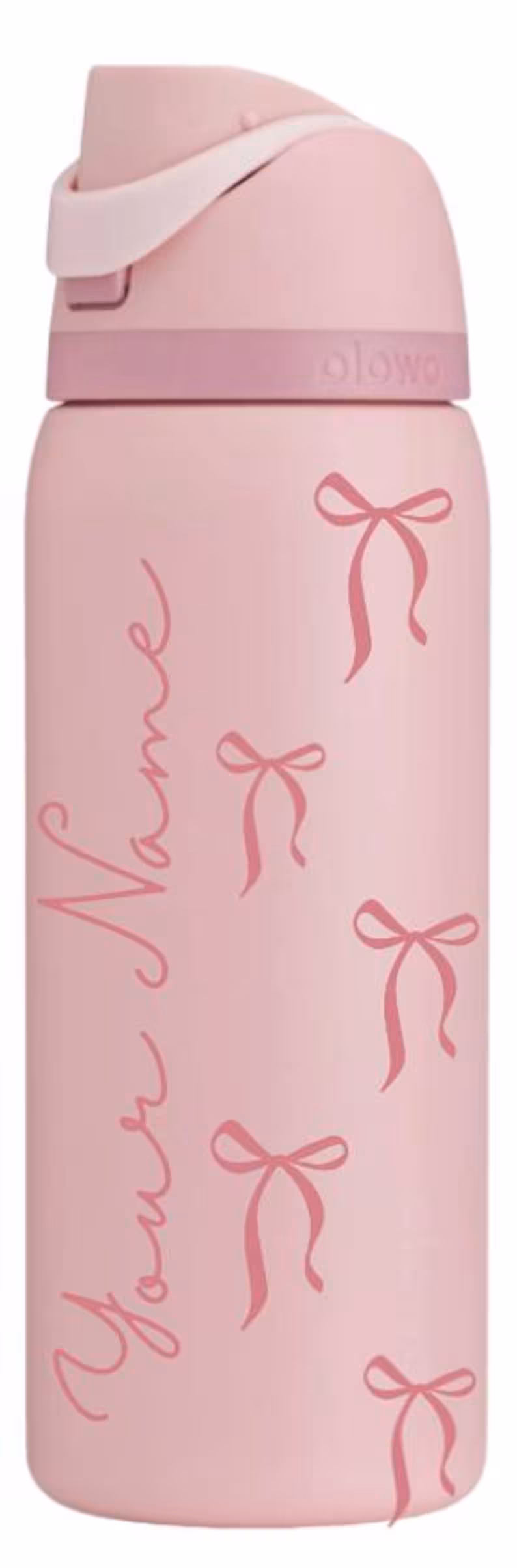 PINK Coquette bows 24/32/40 oz Owala bottle