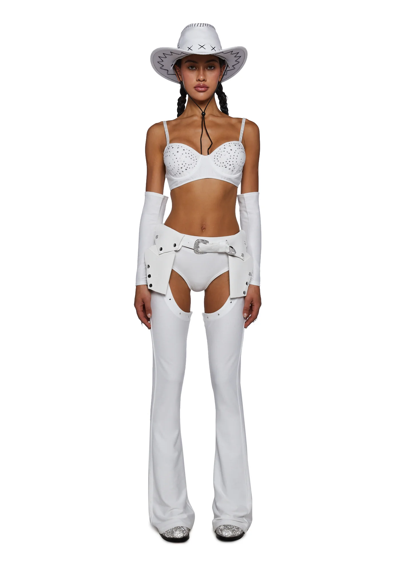 Giddy Up Cowboy Costume - White