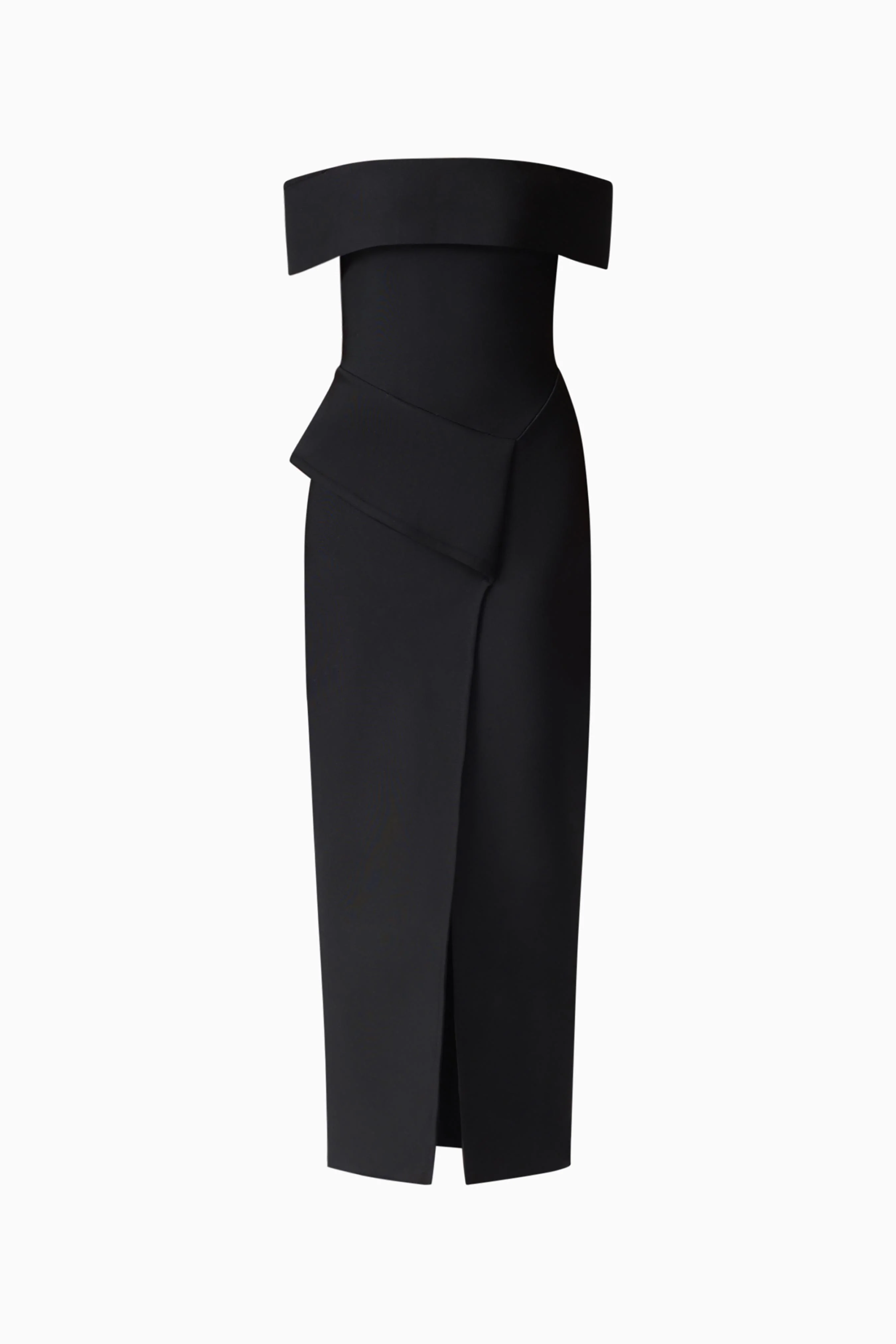 Celia Off The Shoulder Gown in Black
