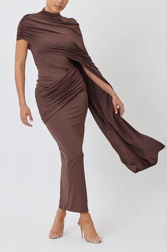 Asymmetry Mini Knitted Semi Formal Wedding Guest Dresses 8475537997982