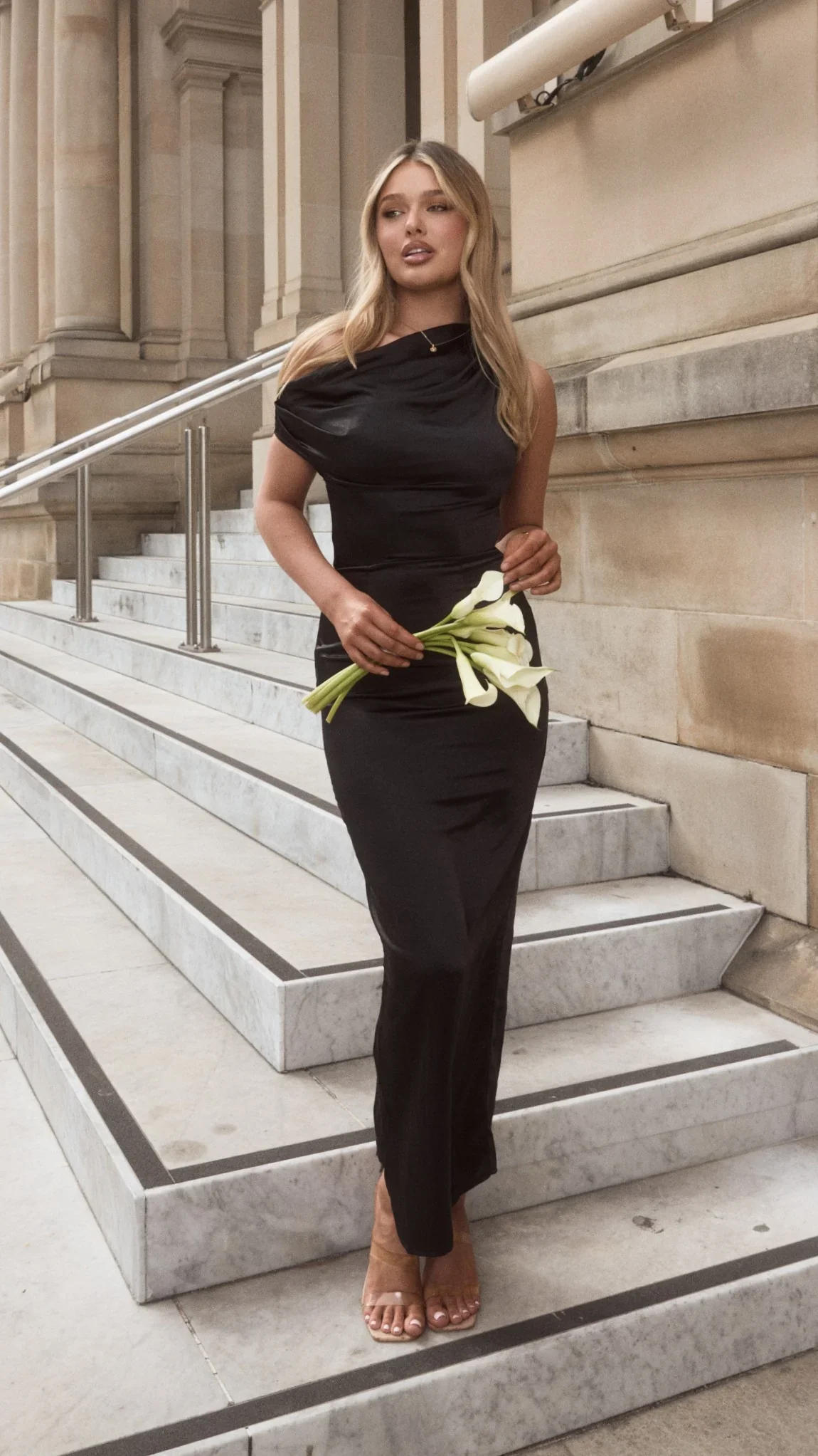 Harlowe Maxi Dress - Black