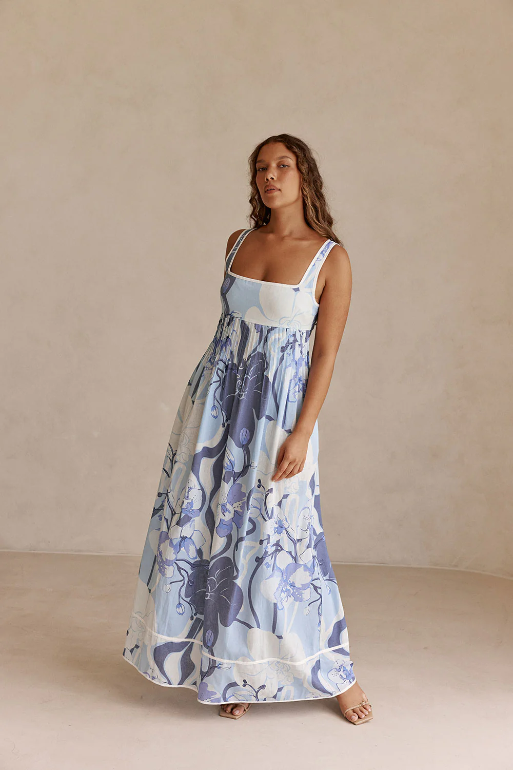 Alista Dress - Bouquet Blu