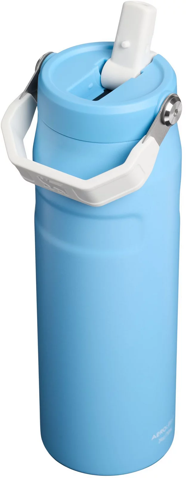 Stanley 24 oz. IceFlow Bottle with Flip Straw Lid - Team Light Blue White