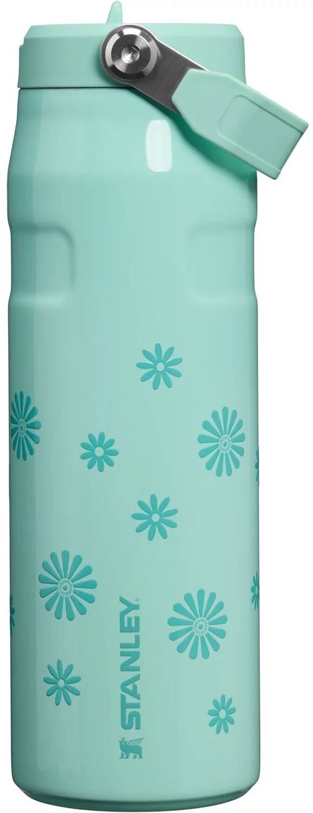 Stanley 24 oz. IceFlow Bottle with Flip Straw Lid - Teal Daisies