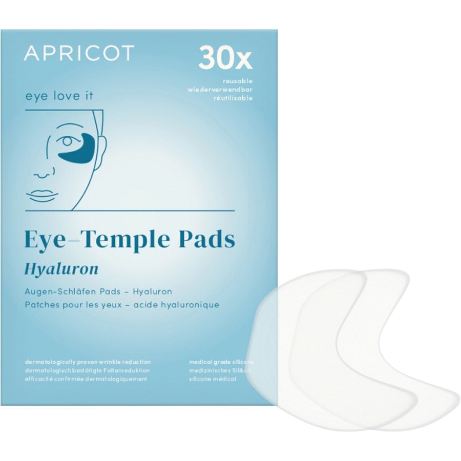 APRICOT Oczy Reusable eye-temple pads with hyaluronic acidReusable eye-sleep pads with hyaluronic acid